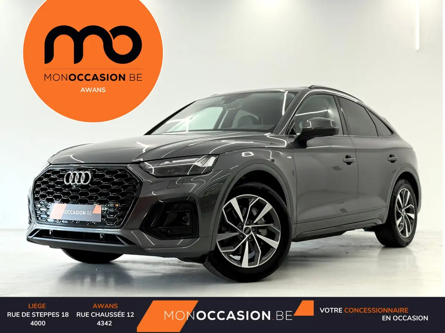 Audi Q5 Sportback 35TDi S-line S-tronic LED Matrix Carplay Szary - 1