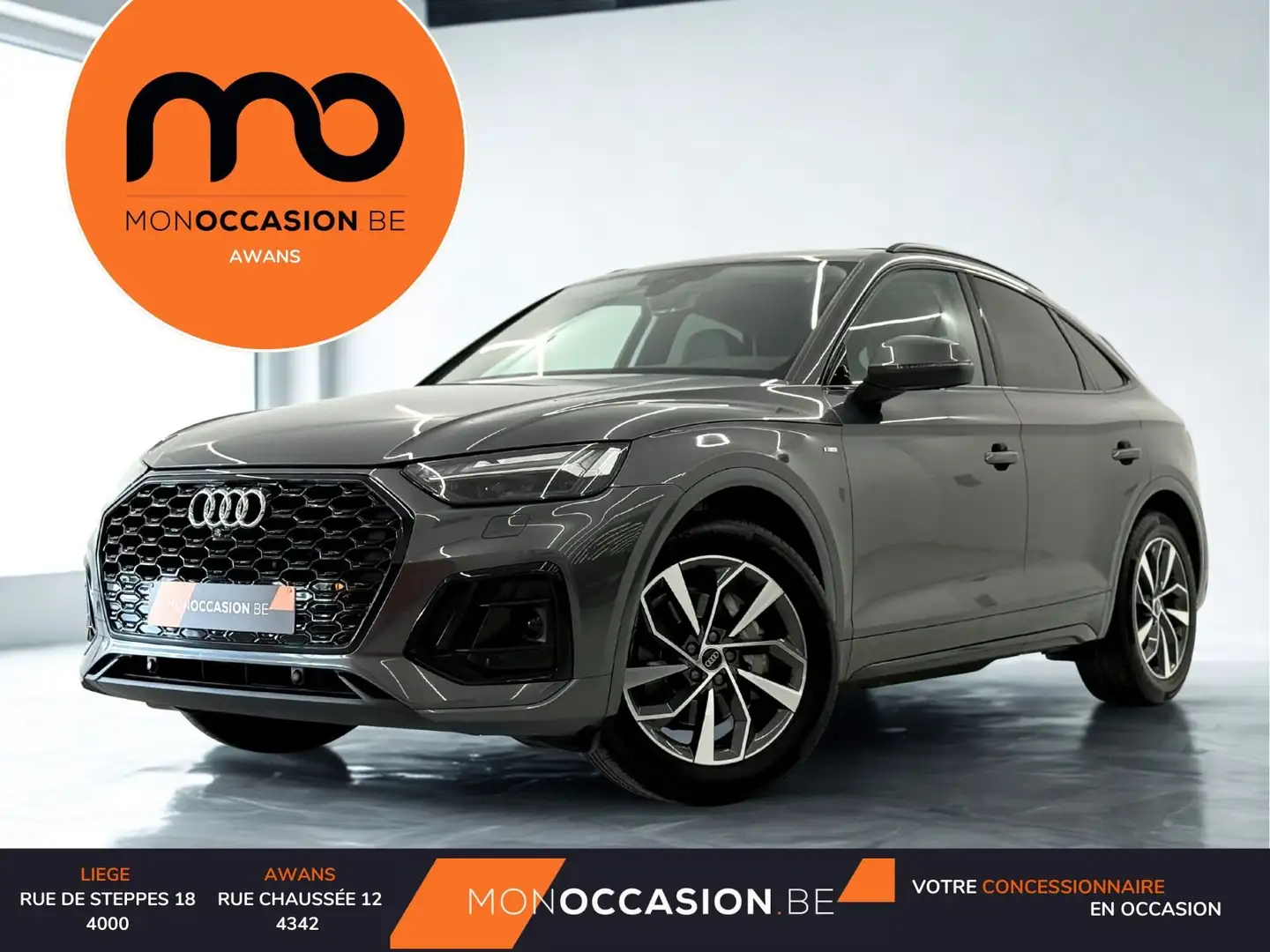 Audi Q5 Sportback 35TDi S-line S-tronic LED Matrix Carplay Gris - 1