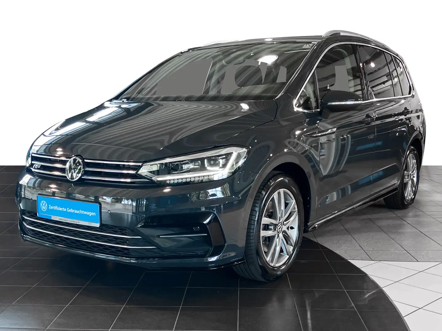 Volkswagen Touran 1.5 TSI Highline DSG Panoramadach 7-Sitze Grijs - 2