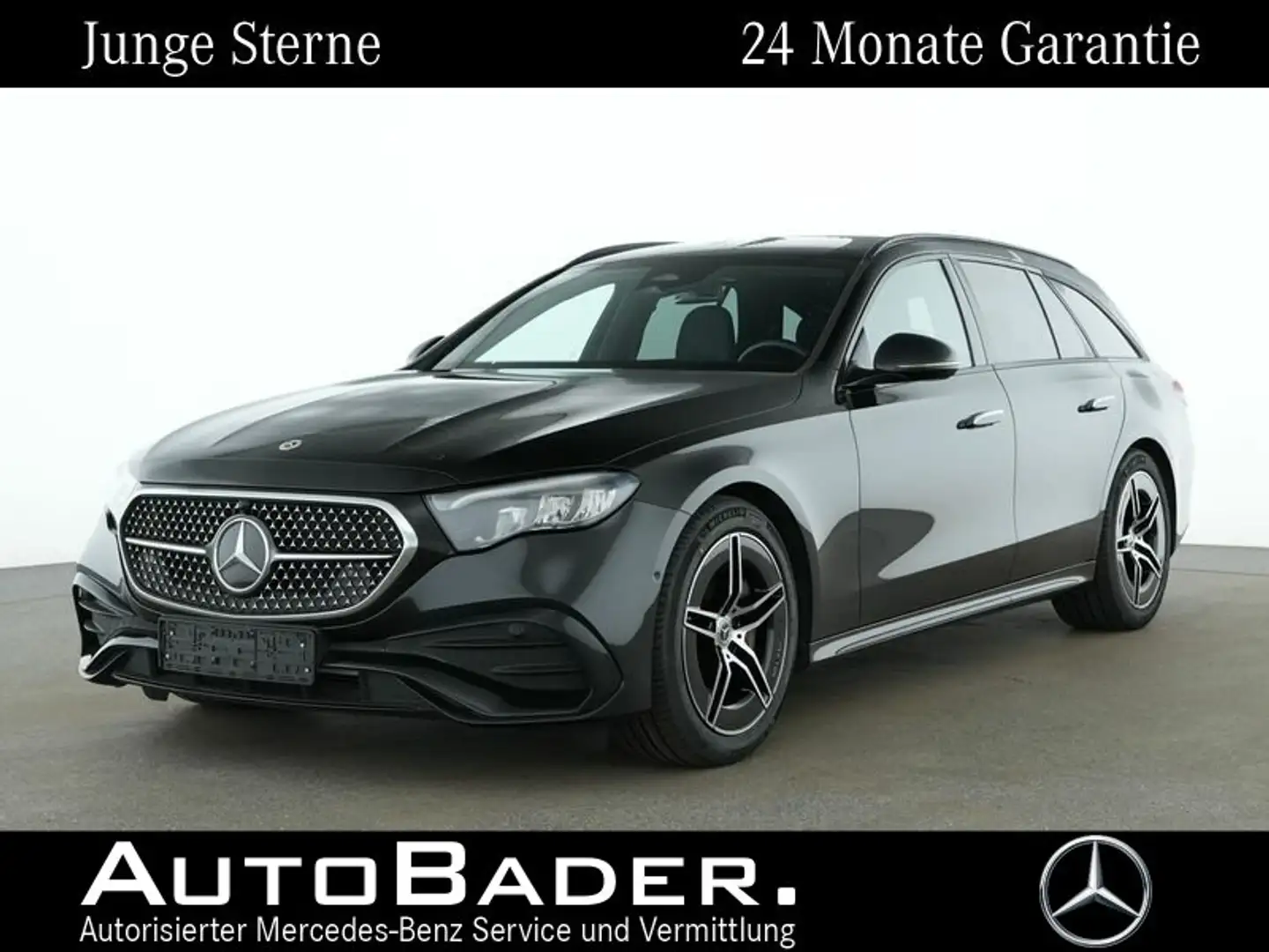 Mercedes-Benz E 220 E 220 d T AMG Advanced DISTR NIGHT AHK KeylGO Schwarz - 1