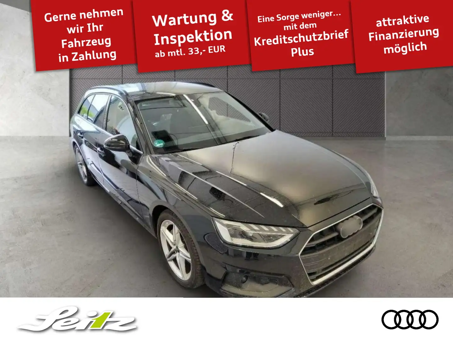 Audi A4 Avant 40 TFSI *LED*PDC*SITZH* Noir - 1