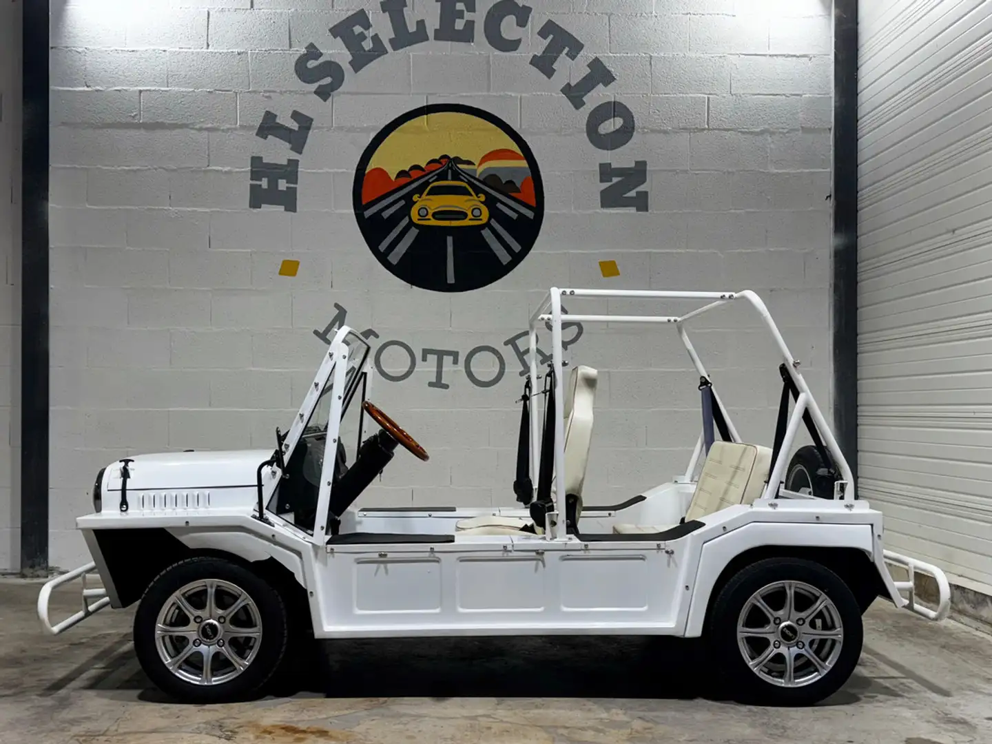 Austin Mini Moke ELECTRIQUE Wit - 2