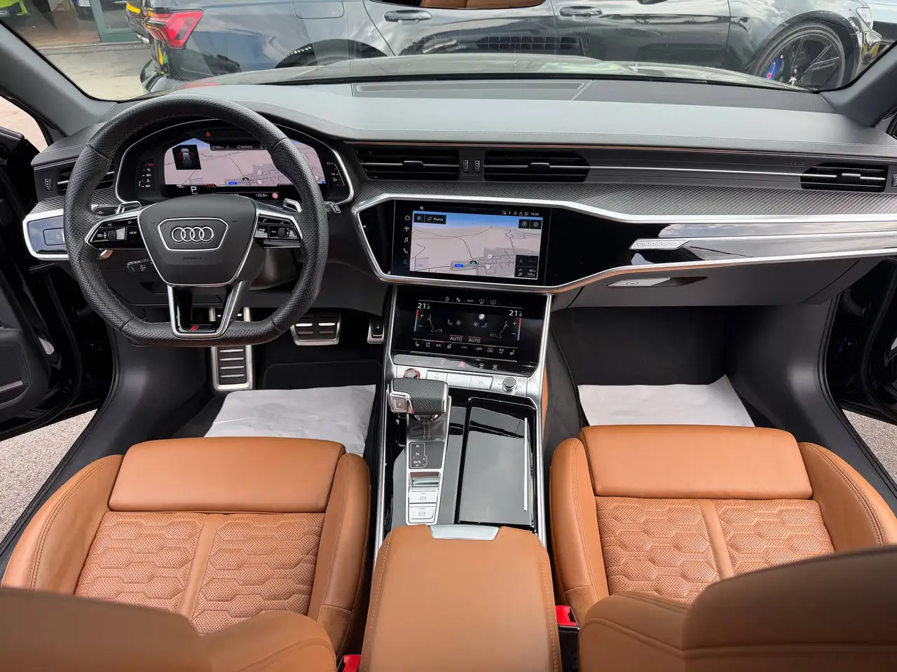 2021 Audi RS6 Avant 4.0 mhev quattro/dynamic plus/tetto/4STZ/head/strafull, photograph 8