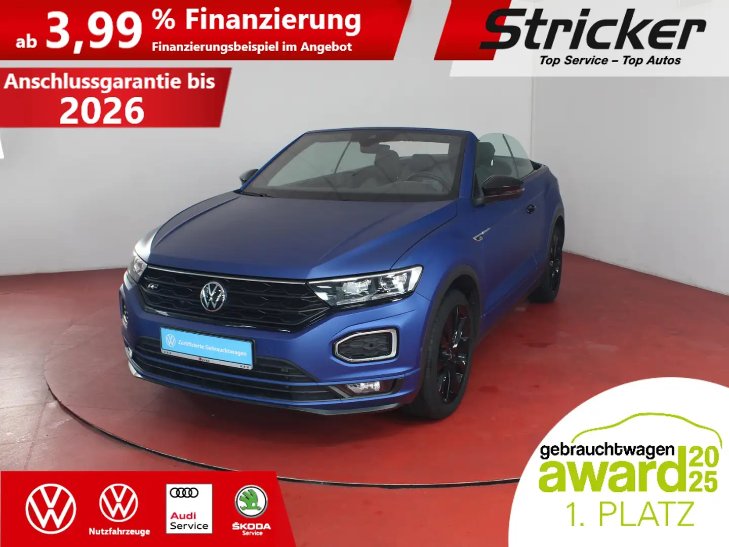 Volkswagen T-Roc Cabriolet R-Line Edition blue 1.5TSI 296,-ohne An Blau - 1