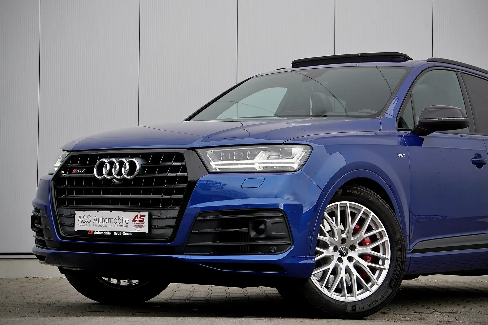 Audi SQ7 4.0 TDI *UNFALLFREI *RS-SITZE *SEEPANG *BLACK LINE Blu/Azzurro - 1