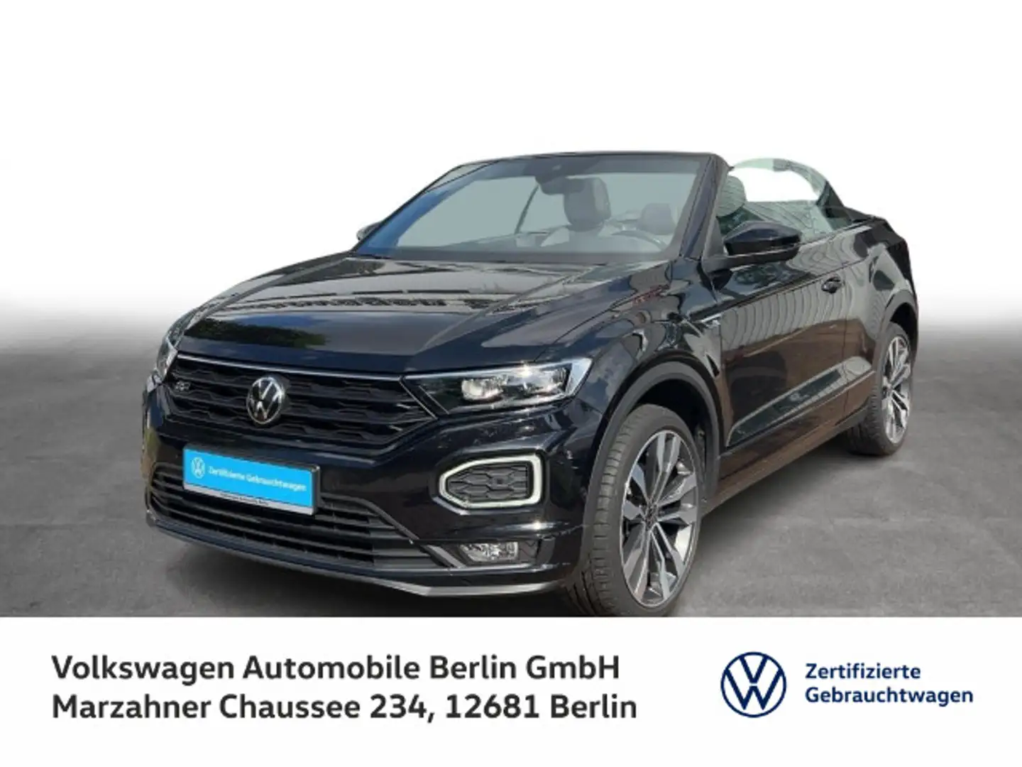 Volkswagen T-Roc 1.5 TSI R-Line Navi LED SHZ DCC Schwarz - 1