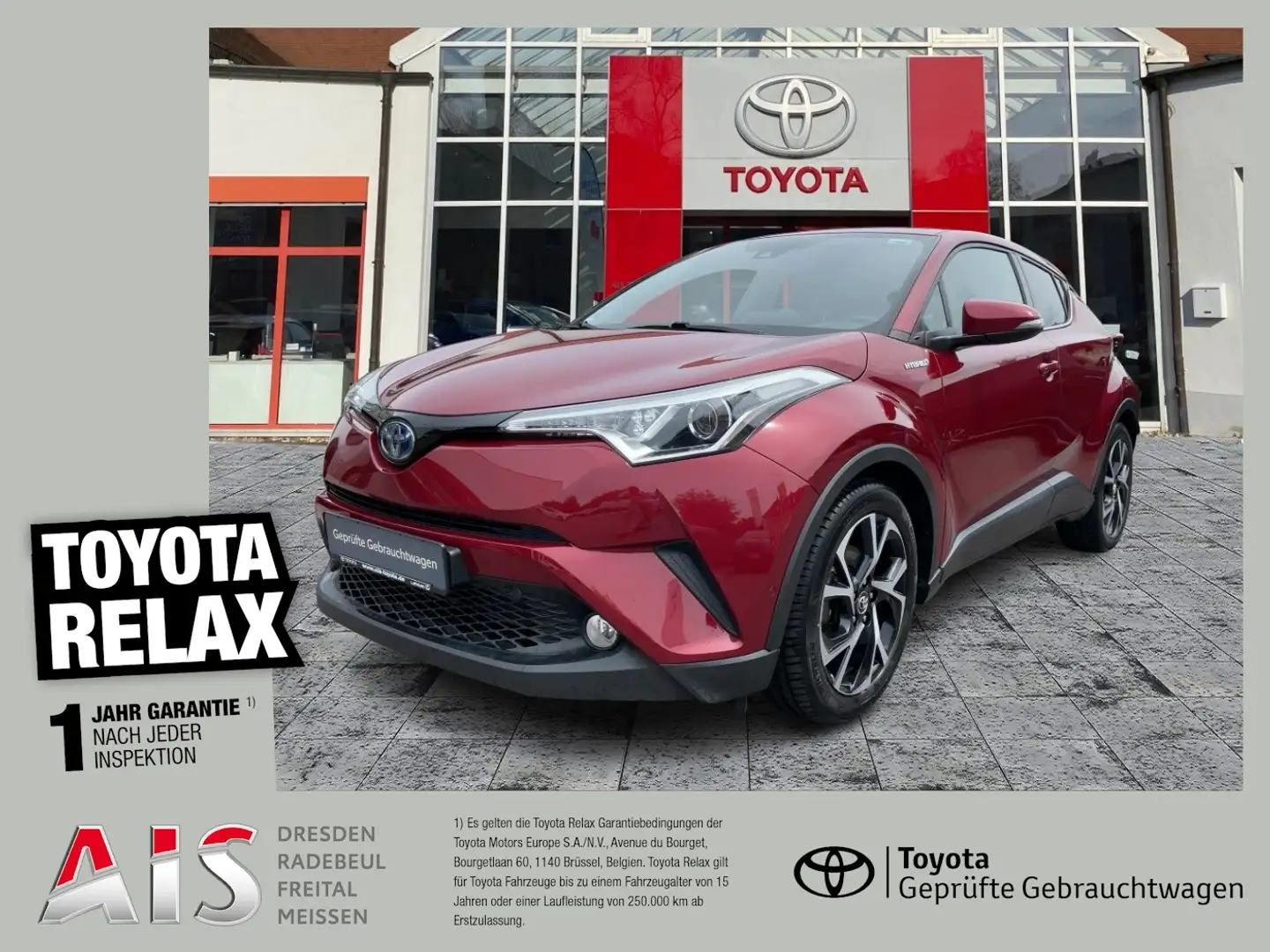 Toyota C-HR 1.8 Hybrid Team D AHK*Navi*KAM*DAB*SHZ Rouge - 1