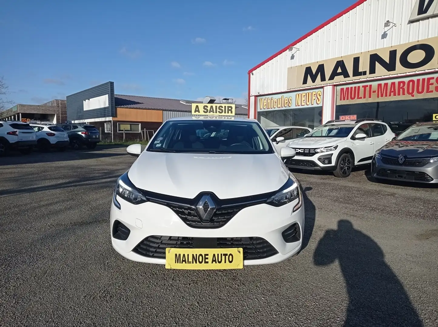 Renault Clio 1.0 SCE 75 CH BUSINESS Blanc - 2