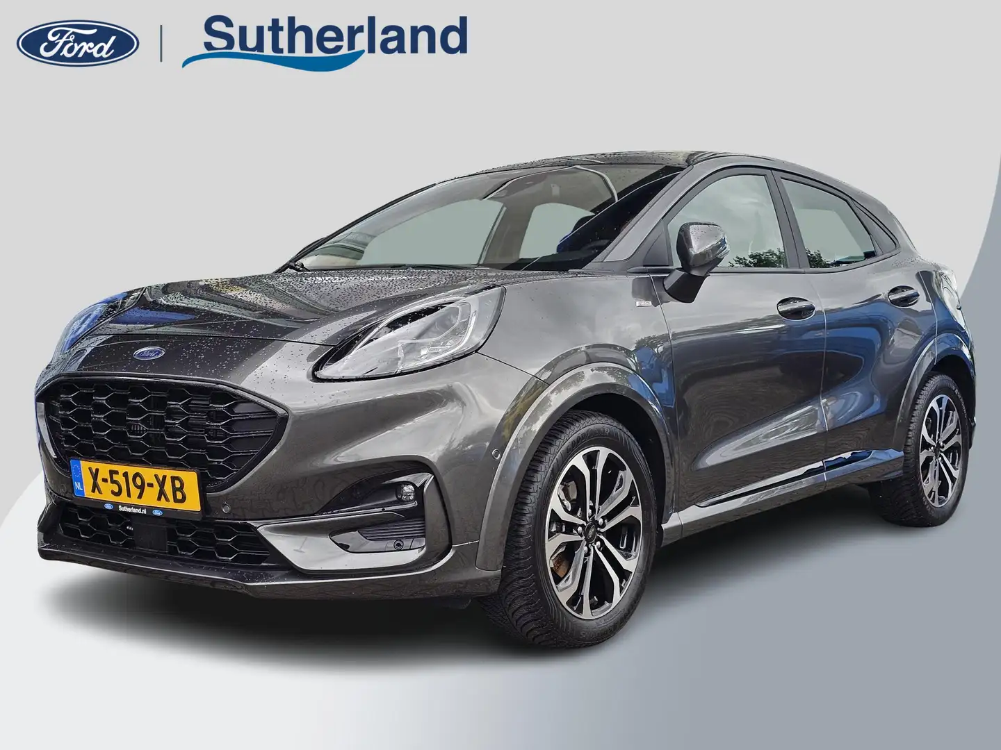 Ford Puma 1.0 EcoBoost Hybrid ST-Line X 155 pk | Schuif-kant Grijs - 1