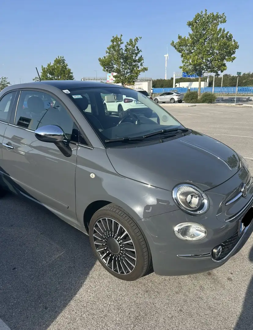 Fiat 500 1,2  (Panoramadach) Grau - 2