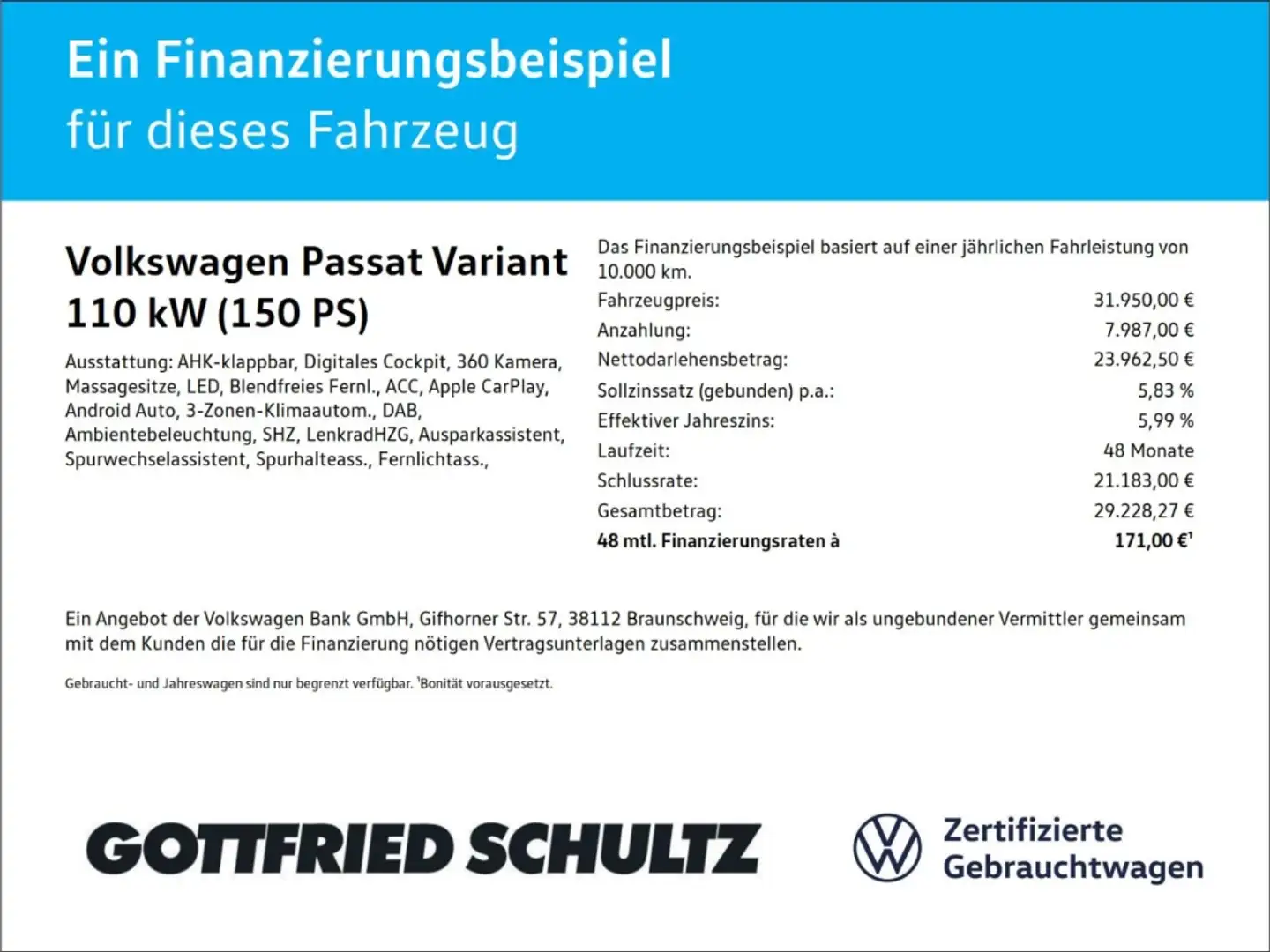 Volkswagen Passat Variant 1.5 eTSI 110 kW (150 PS) DSG Business ACC IQ.DRIVE Wit - 2