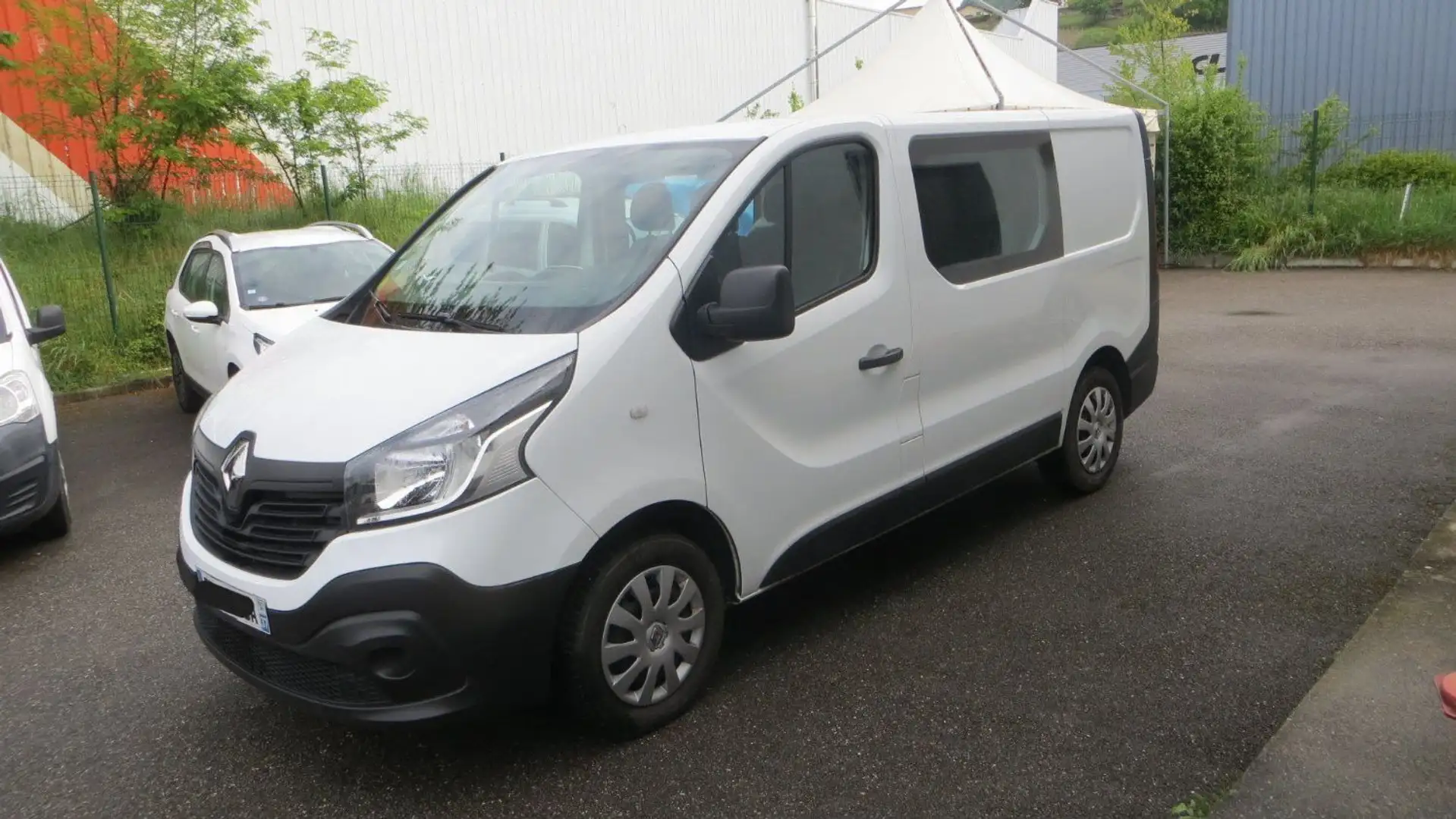 Renault Trafic CA L1H1 DCI 95 GRAND CONFORT , 6 places , 1ere mai Blanc - 2