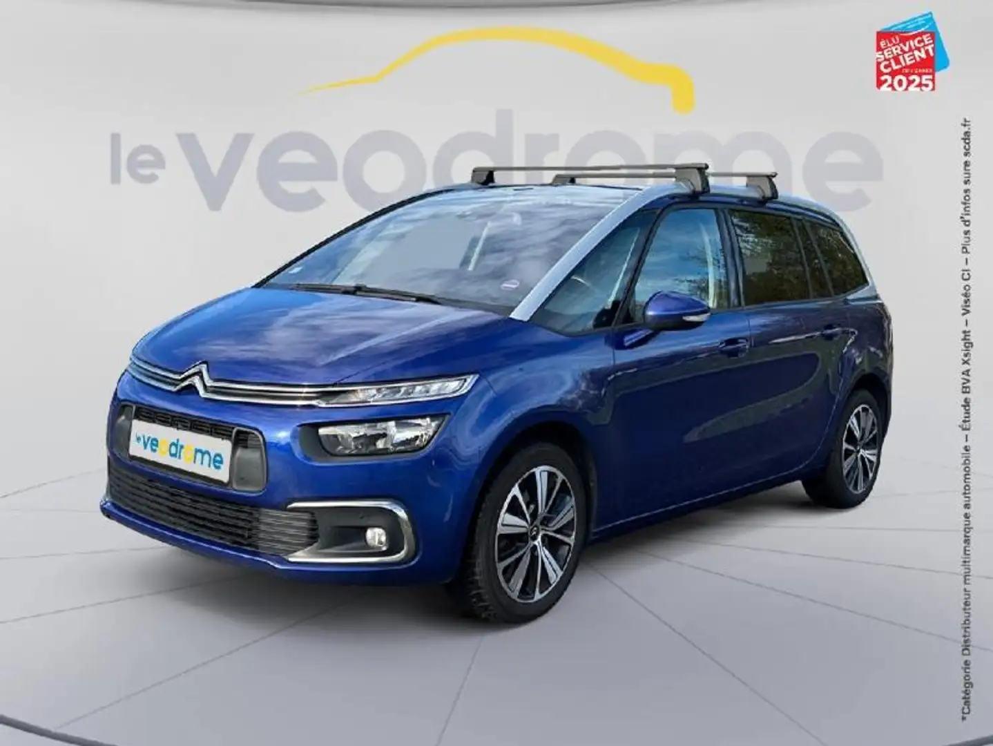 Citroen Grand C4 Picasso BlueHDi 120ch Feel S/S GPS Radar AV/AR Bleu - 1