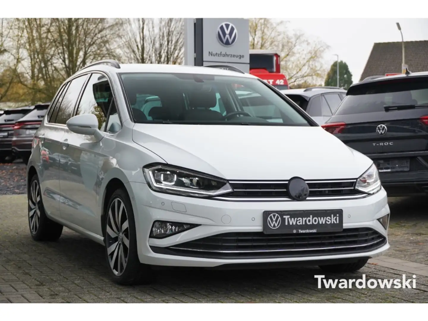 Volkswagen Golf Sportsvan VII Highline 1.Hand ACC Navi DAB+ Blanc - 1