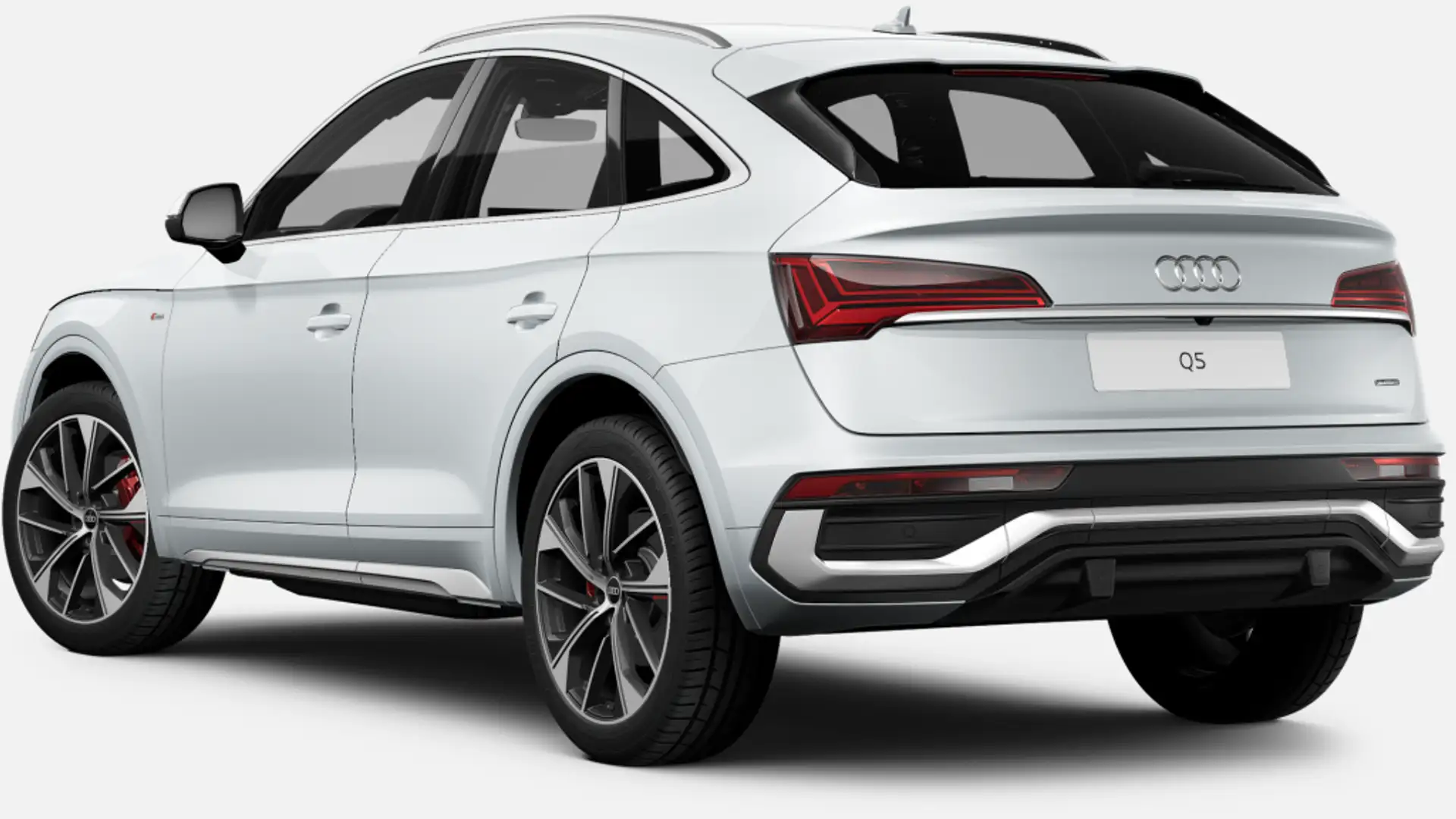 Audi Q5 Sportback 40 TDI quattro-ultra Black line S tronic Blanco - 2