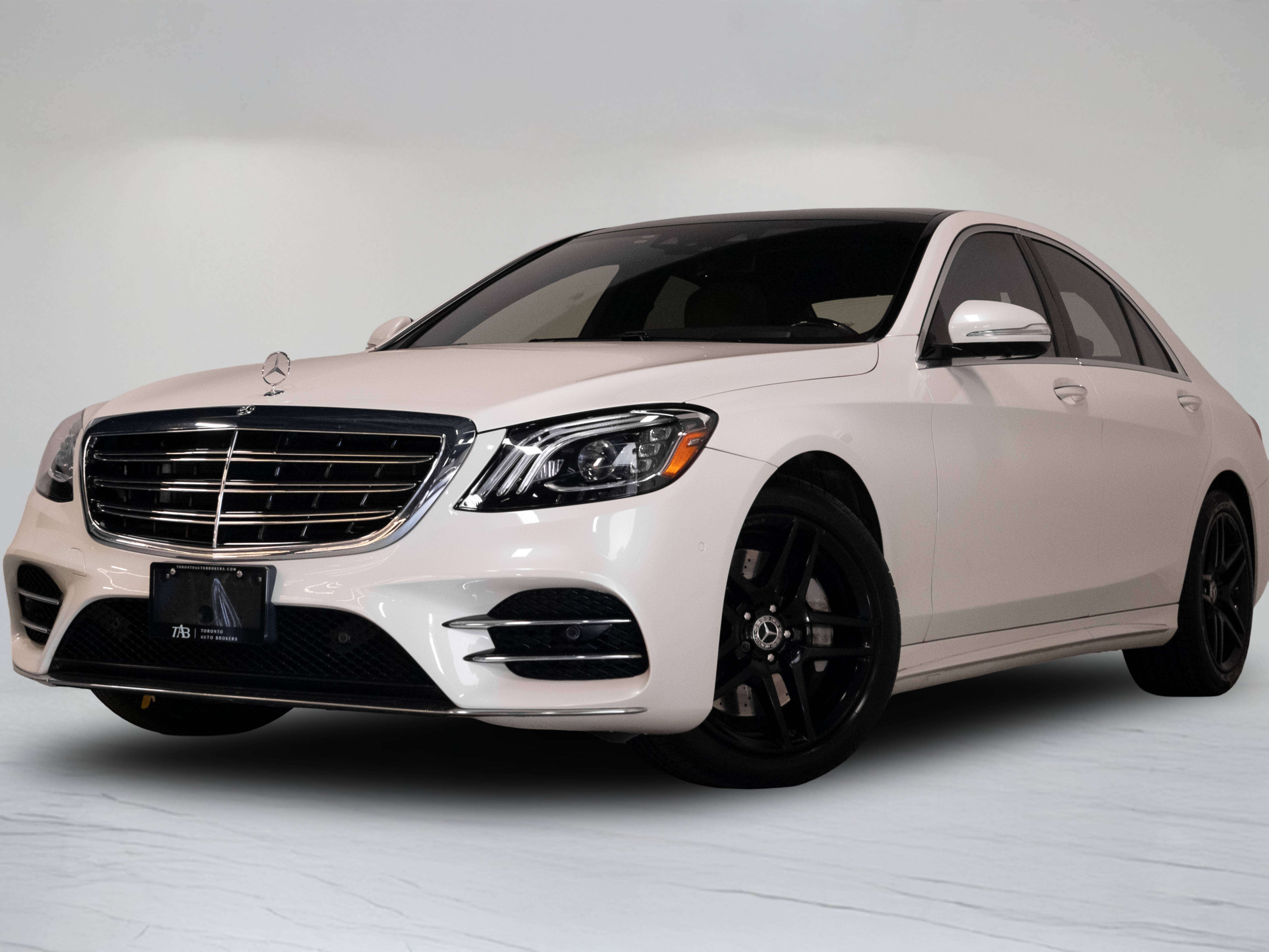 White 2020 Mercedes-Benz S-Class Sedan All-Wheel Drive 9-Speed Automatic