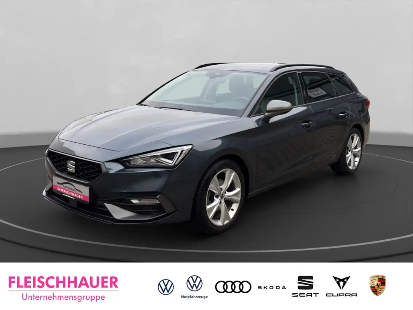SEAT Leon Sportstourer 1.5 eTSI FR Navi Voll-LED Kamera Grau - 1
