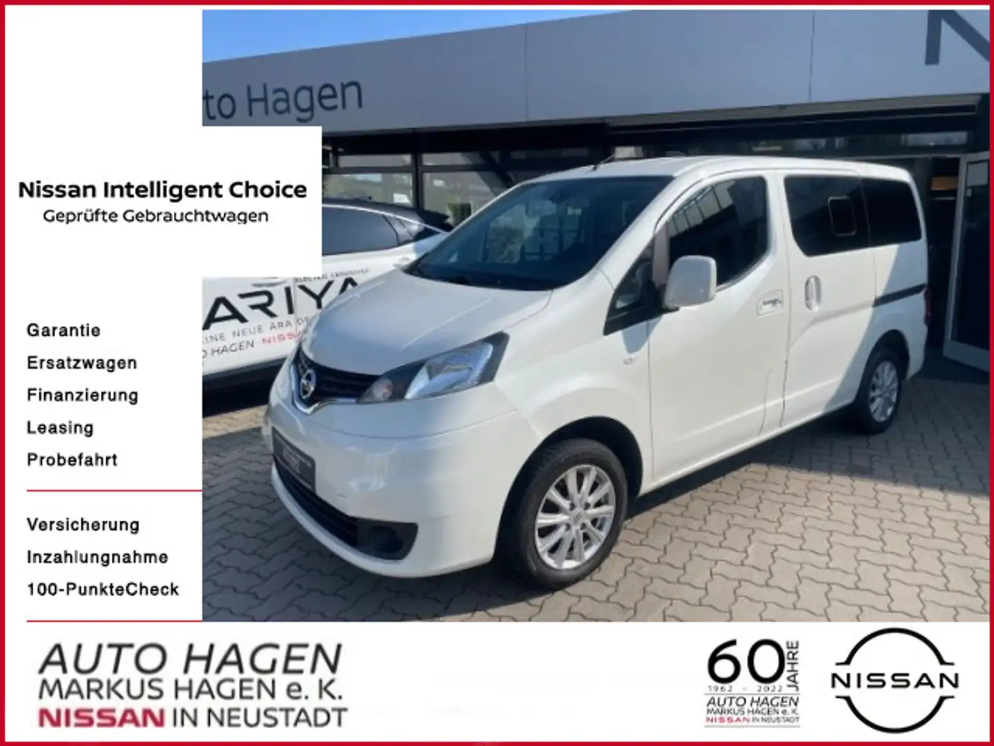 Nissan NV200 Evalia Tekna 15" GJR auf Alu Navigationssy Weiß - 1