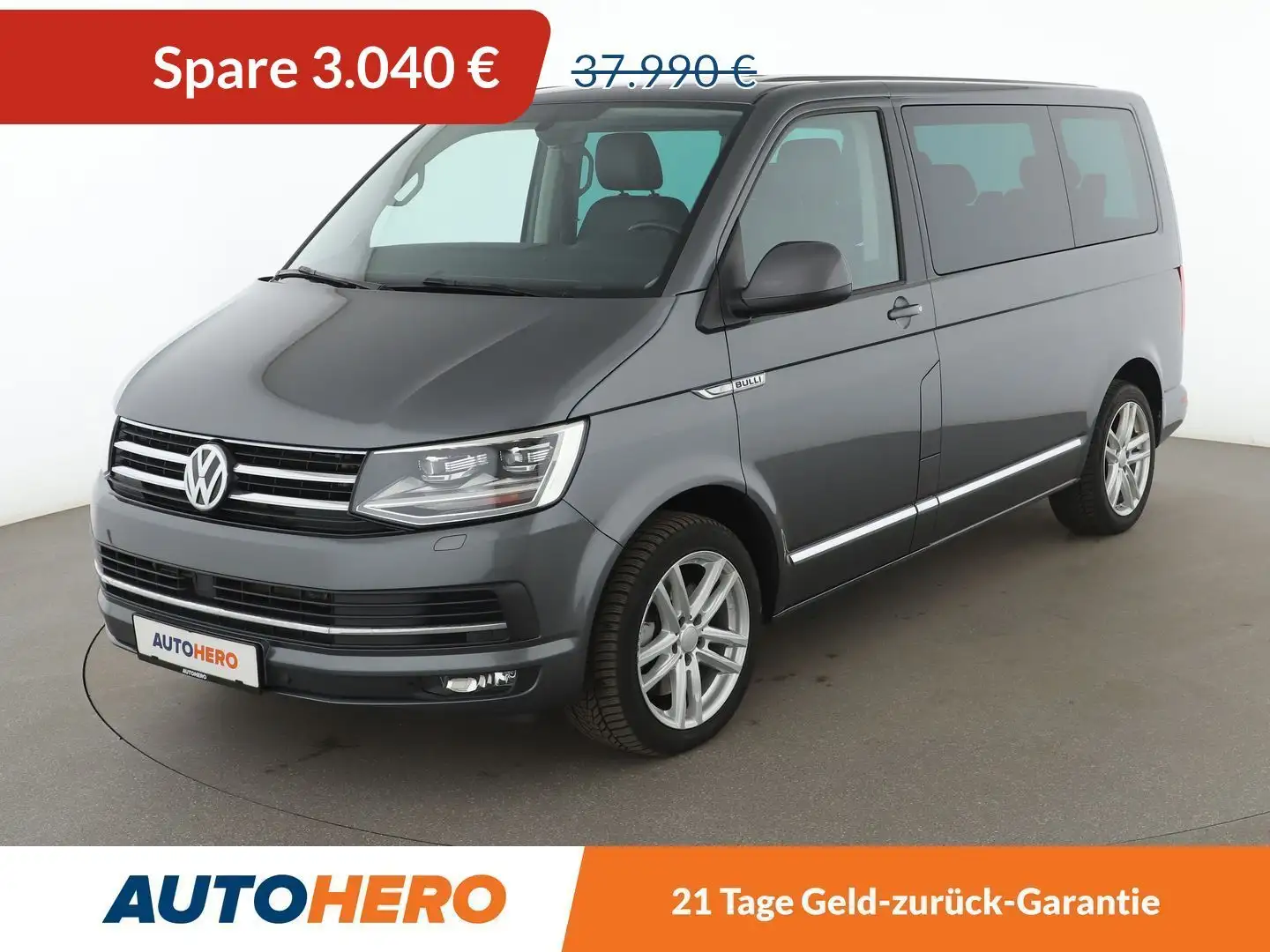 Volkswagen T6 Multivan 2.0 TDI Generation Six Aut.*NAVI*LED*ACC*PDC* Grau - 1