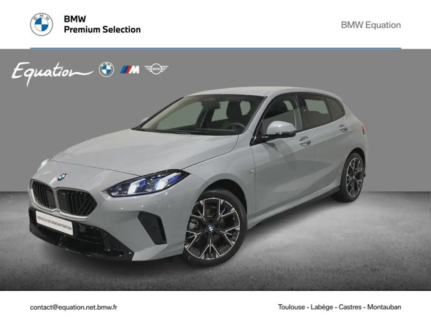 BMW 116 116A 122ch M Sport Design DKG7 Gris - 1