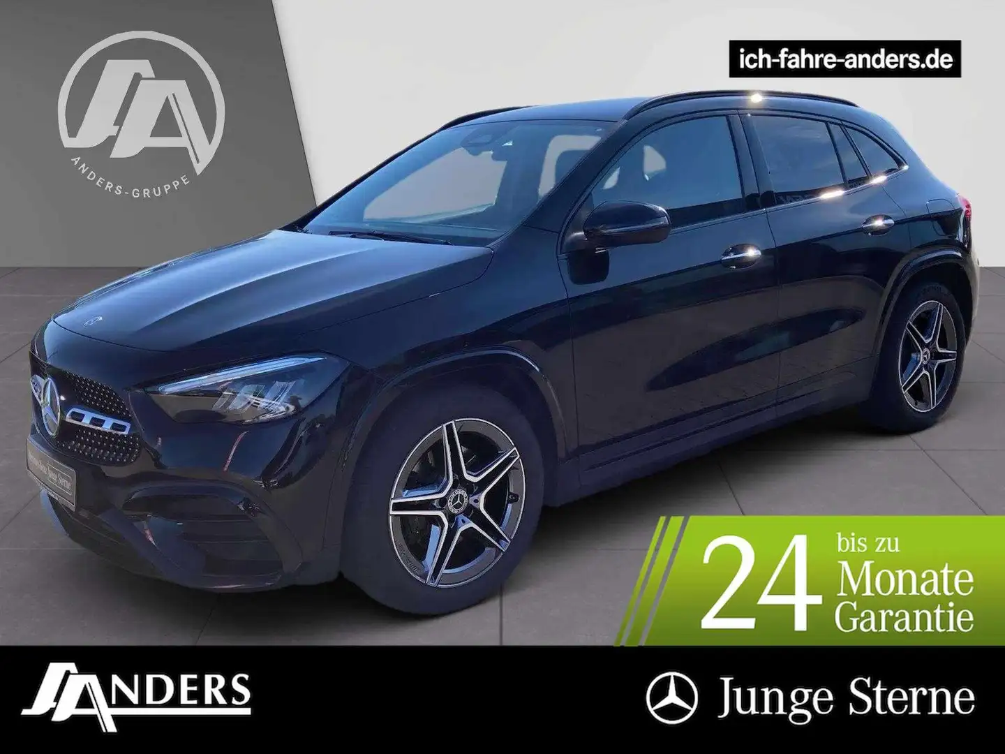 Mercedes-Benz GLA 180 AMG AdvPLus+MBUX+Night+Burm+LED+Key+Kam Schwarz - 1
