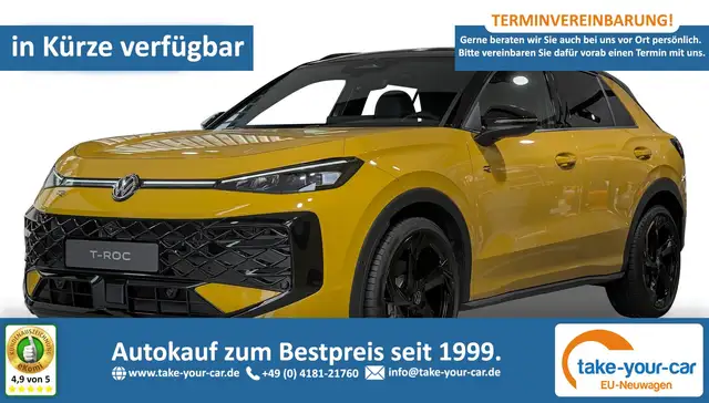 Volkswagen T-Roc R-Line AHK+BLACK STYLE+ACC+KAMERA+eHK+SHZ+18"LM...