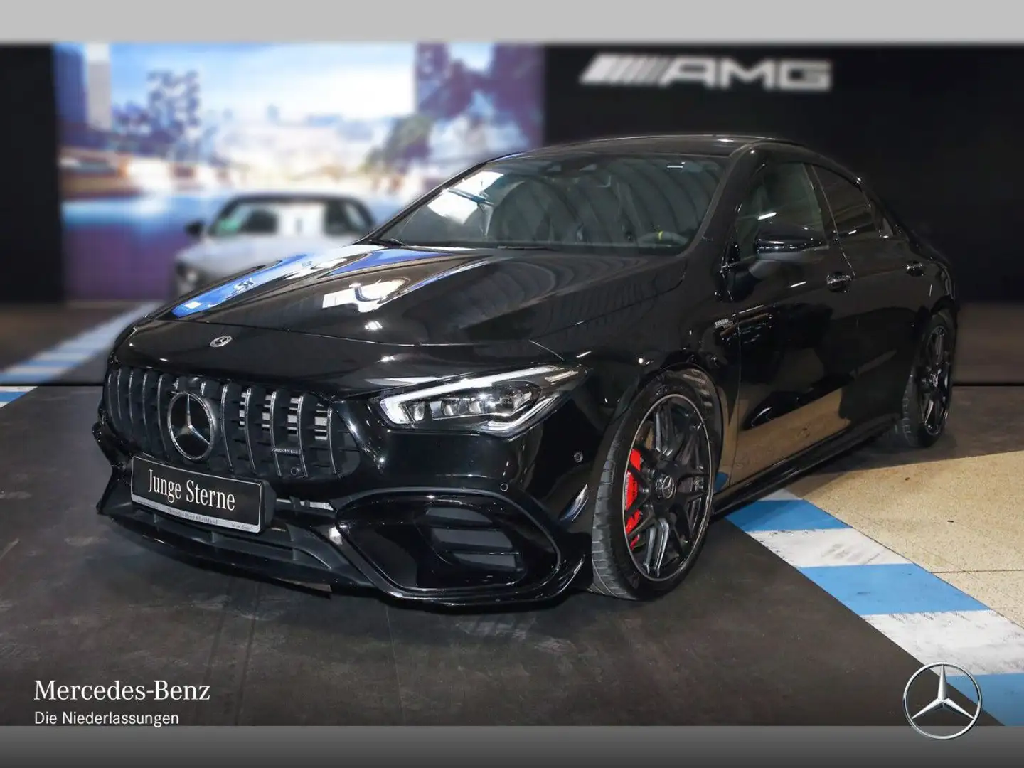 Mercedes-Benz CLA 45 AMG CLA 45 S 4M DRIVERS+PANO+360°+MULTIBEAM+BURMESTER Schwarz - 2