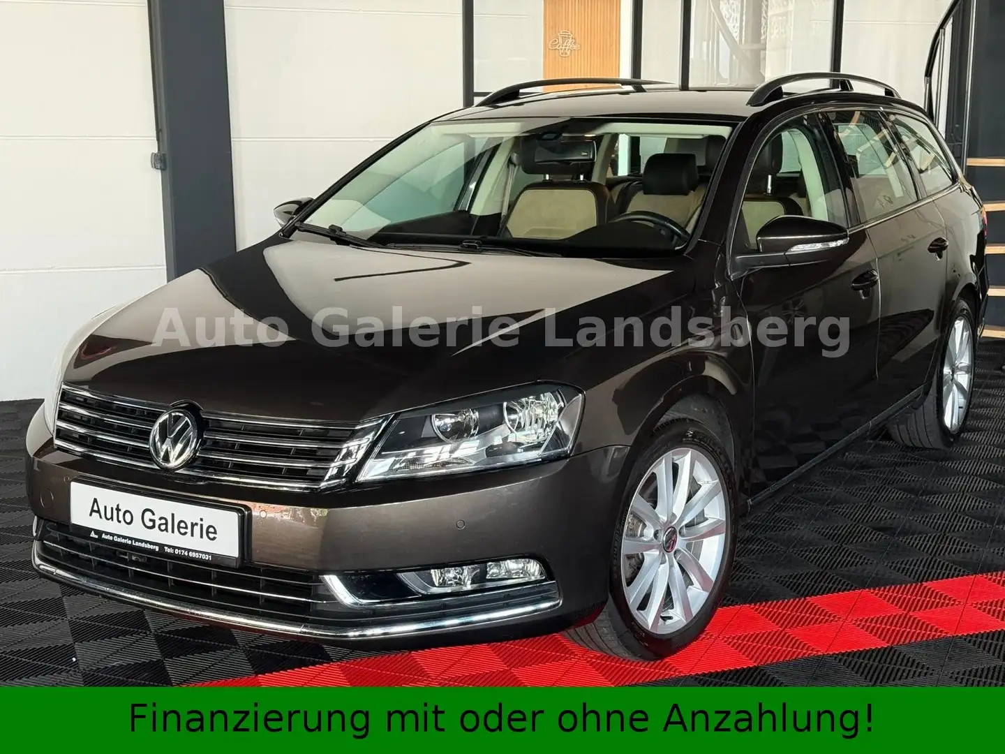 Volkswagen Passat Variant Passat 2.0 TDI Highline*DSG*Navi*2. Hand*Leder* Zwart - 1