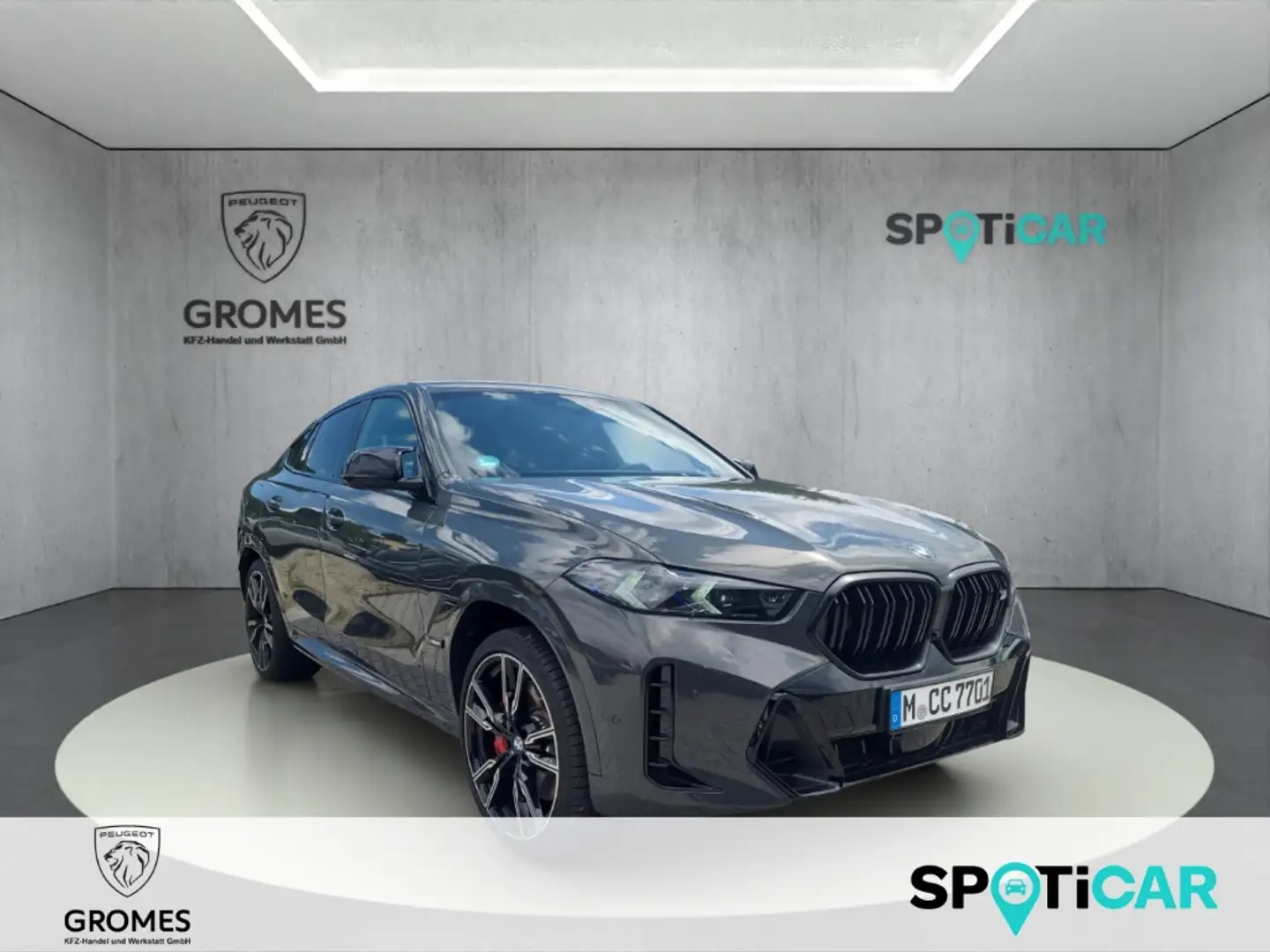 BMW X6 xDrive Sportpaket HUD AD StandHZG AHK-klappbar El. Grau - 1