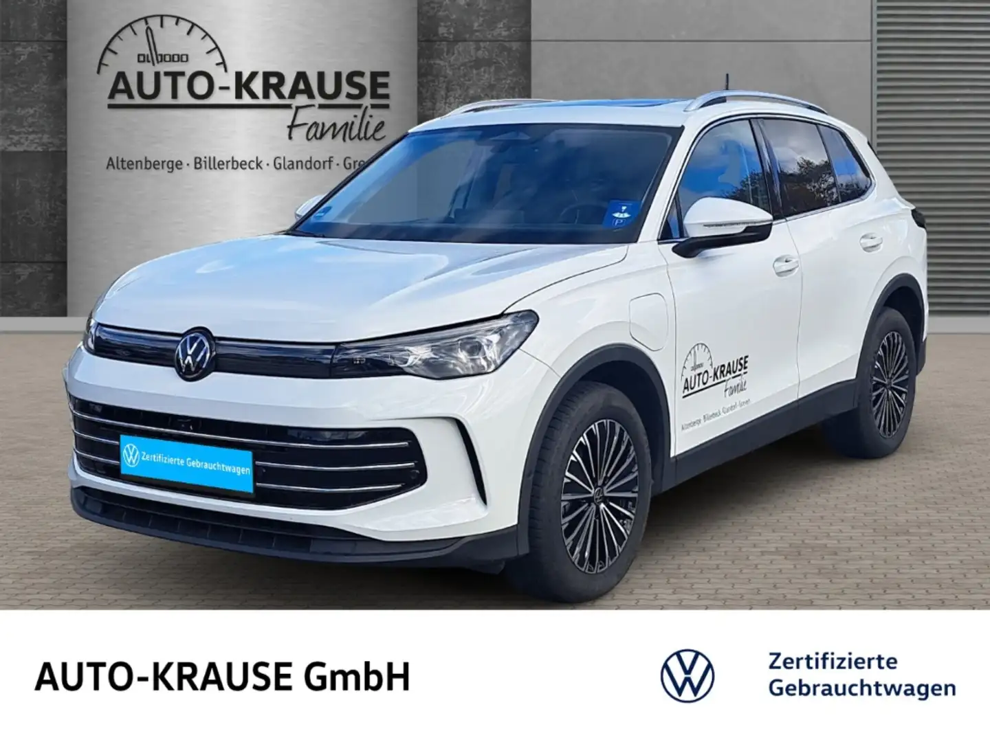 Volkswagen Tiguan TSI 150 kW EU6e Elegance 1.5 eHybrid OPF HUD AD AH Weiß - 1