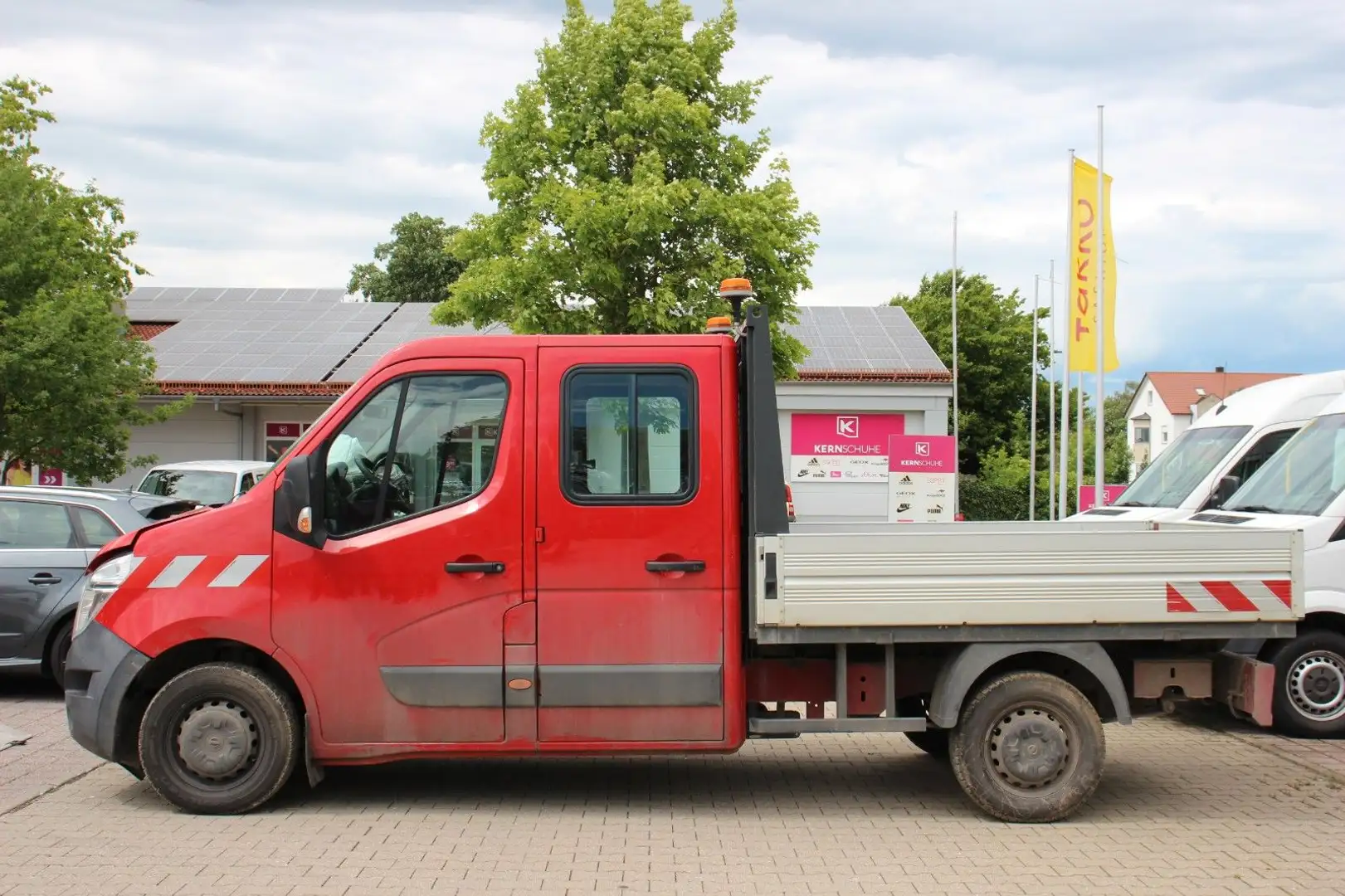 Nissan NV400 2.3Dci DoKa Pritsche # Netto 5.550€ Rot - 2