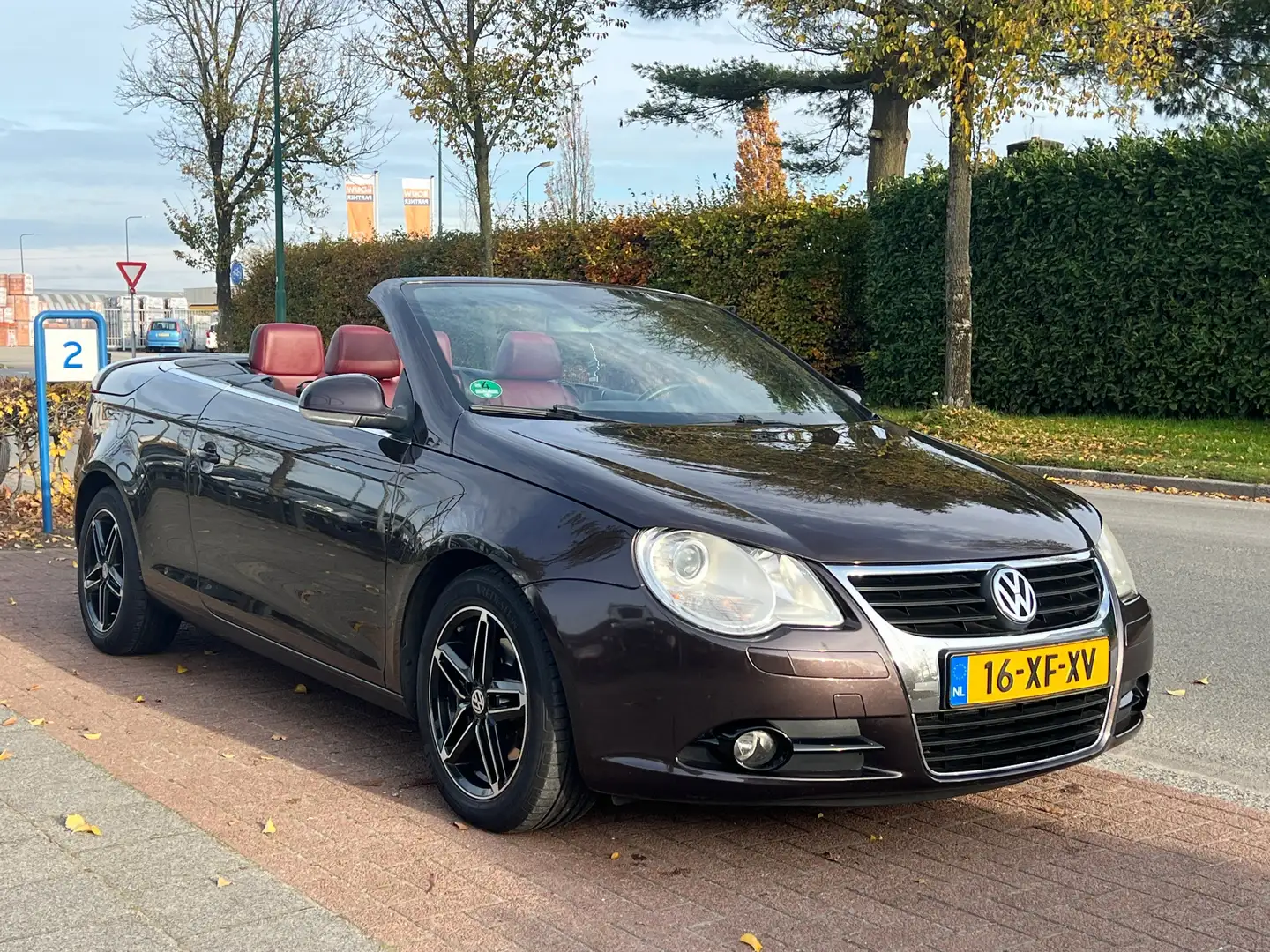 Volkswagen Eos 2.0FSI *NIEUW BINNEN Marrone - 1