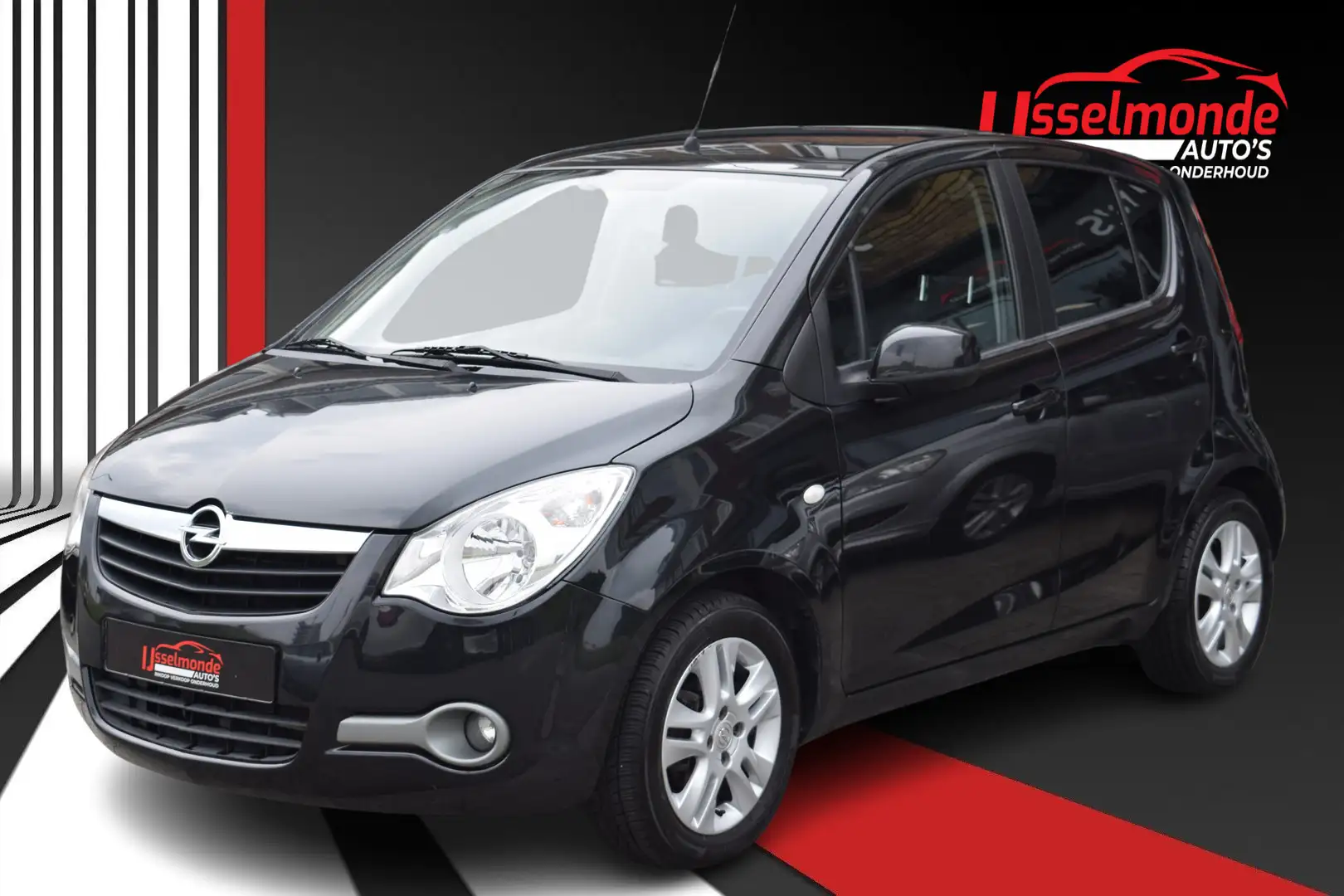 Opel Agila 1.0 Edition Airco Lichtmetalen Velgen Zwart - 1