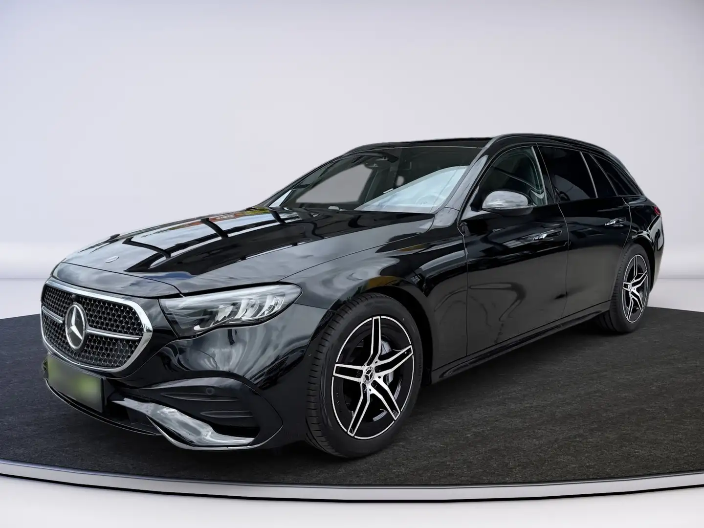 Mercedes-Benz E 220 d T AMG LINE DISTRONIC AHK Schwarz - 2