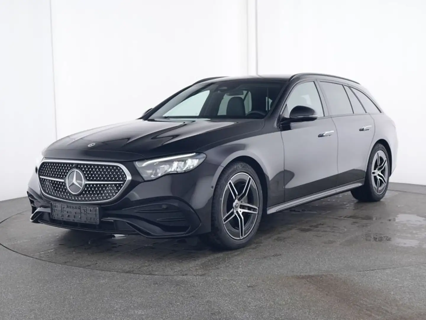 Mercedes-Benz E 220 d T AMG LINE DISTRONIC AHK Schwarz - 2