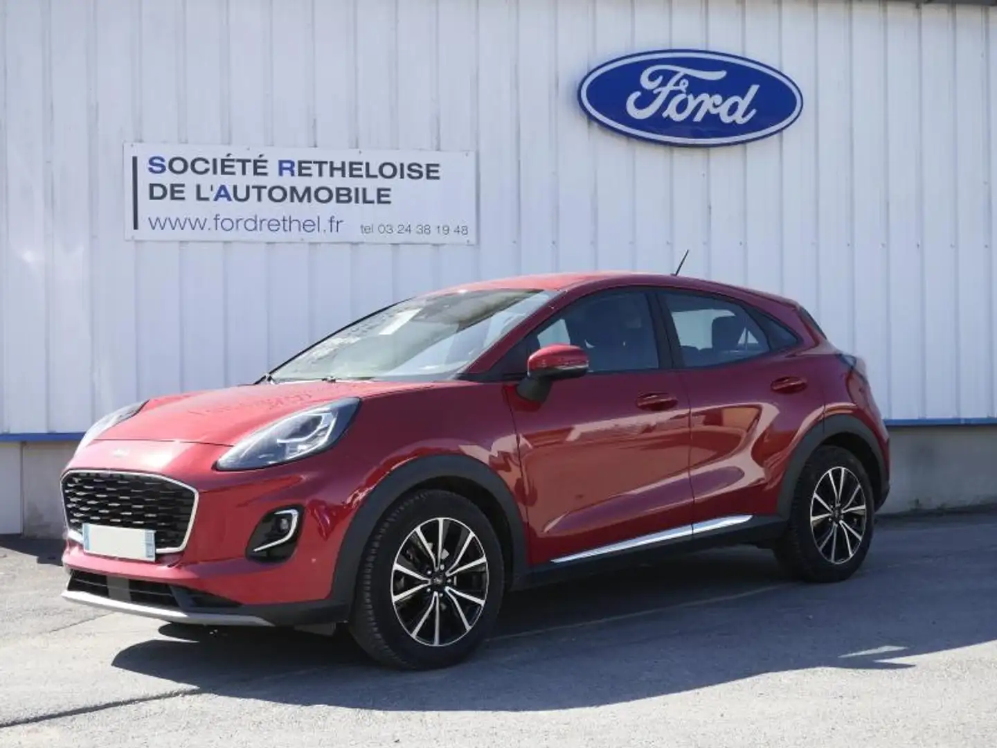 Ford Flex 1.0 Flexifuel 125ch S\u0026S mHEV Titanium Czerwony - 1