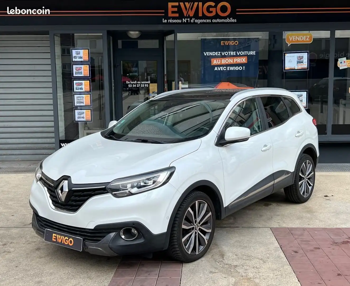 Renault Kadjar 1.2 tce 130ch energy intens bvm6 Wit - 1