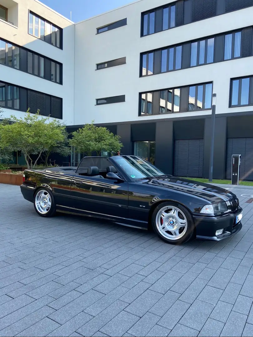 BMW M3 e36 M3 3.2 Cabrio Original Scheckheft gepflegt Negro - 1