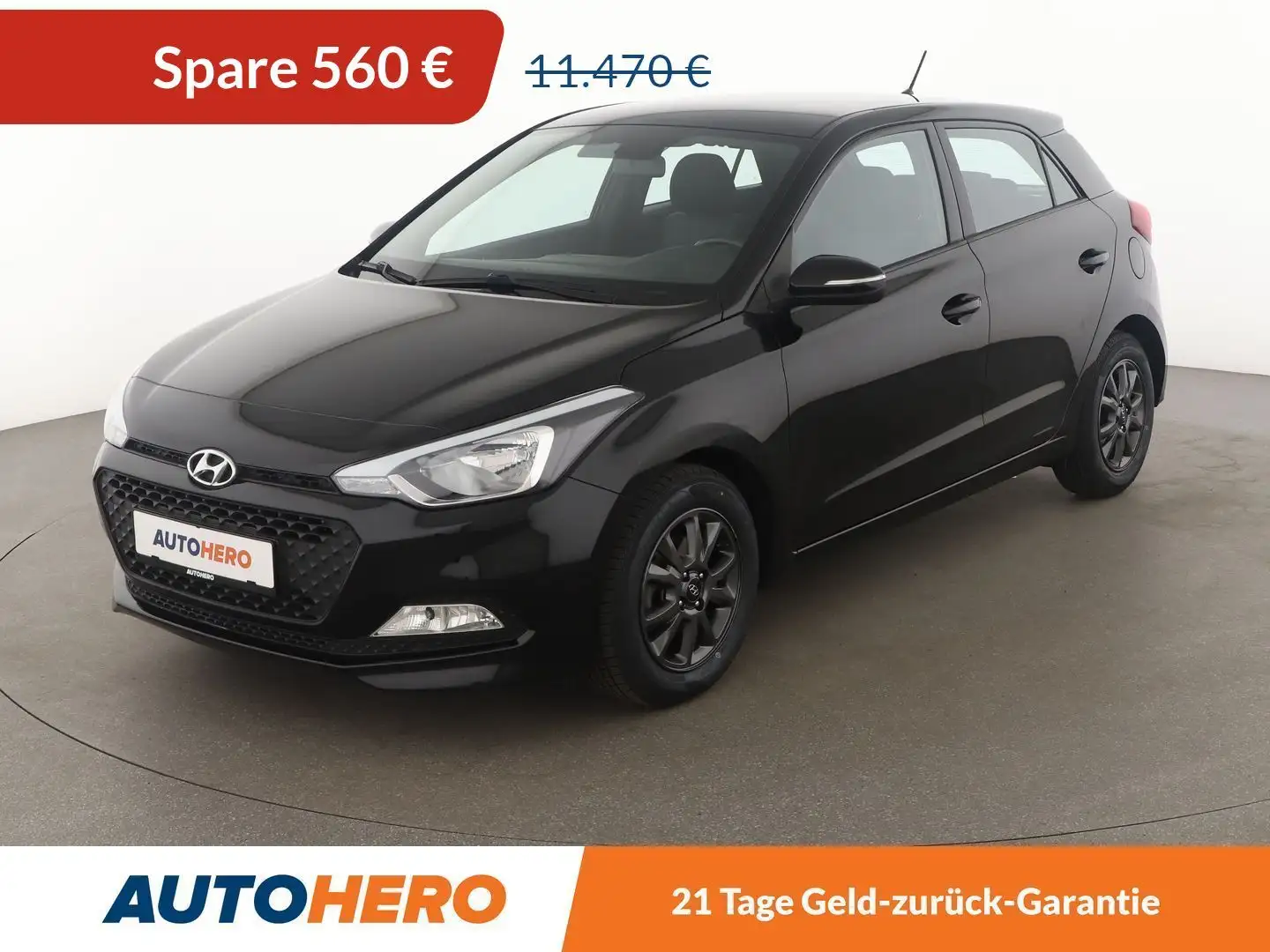Hyundai i20 1.2 YES!*SHZ*KLIMA*GARANTIE* Schwarz - 1