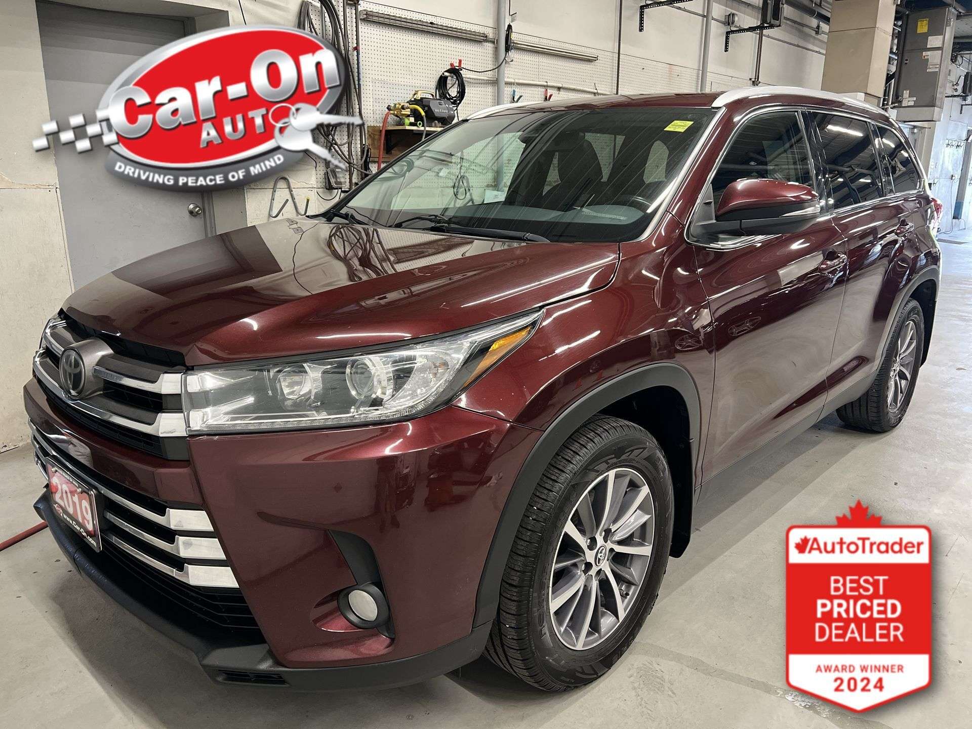 Red 2019 Toyota Highlander SUV / Crossover All-Wheel Drive Automatic