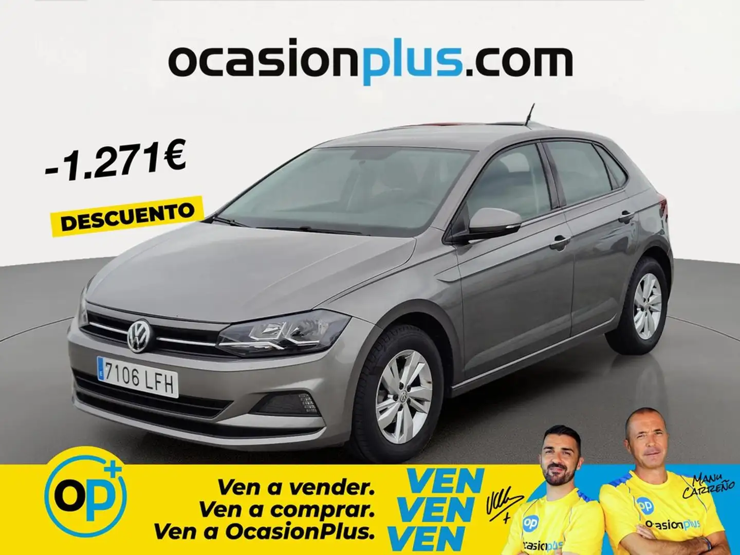 Volkswagen Polo 1.0 TSI Advance 70kW Gris - 1