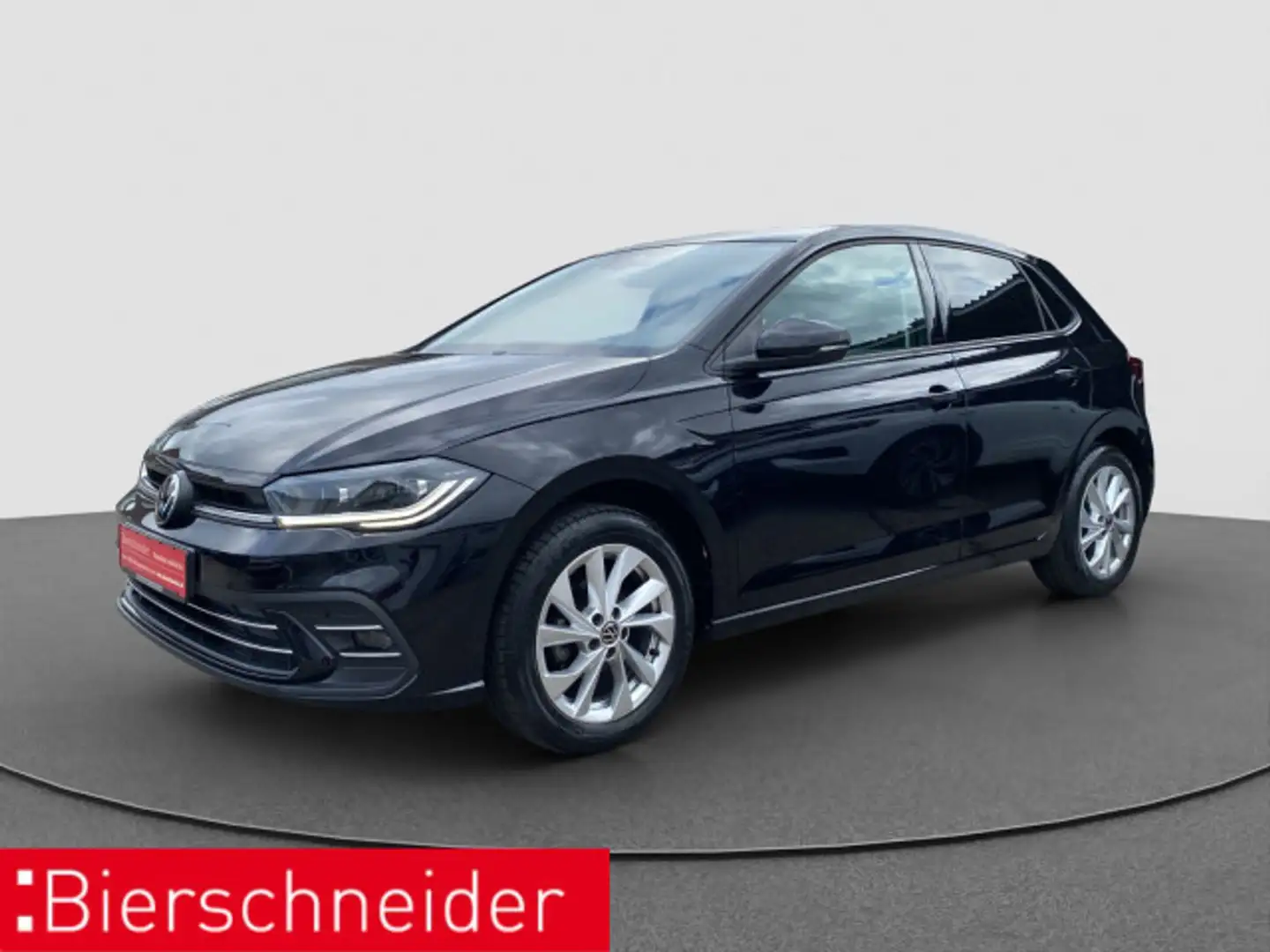 Volkswagen Polo 1.0 DSG Style 16 MATRIX ACC Zwart - 2