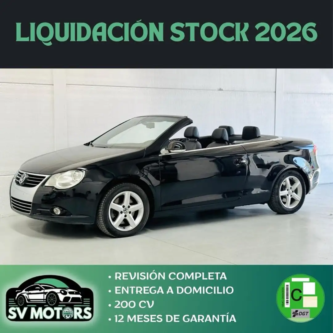 Volkswagen Eos 2.0 TSI Negro - 1