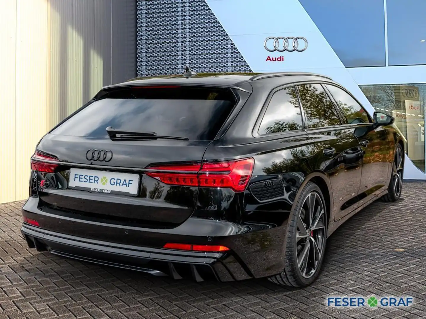 Audi S6 Avant HD-Matrix/Pano/Leder/B&O/HuD Schwarz - 2