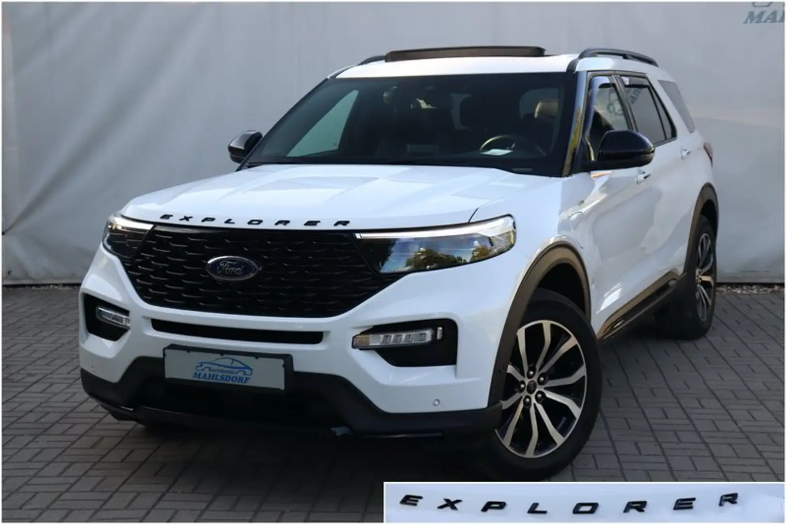 Ford Explorer ST-Line Plug-in-Hybrid 4x4 Blanc - 1