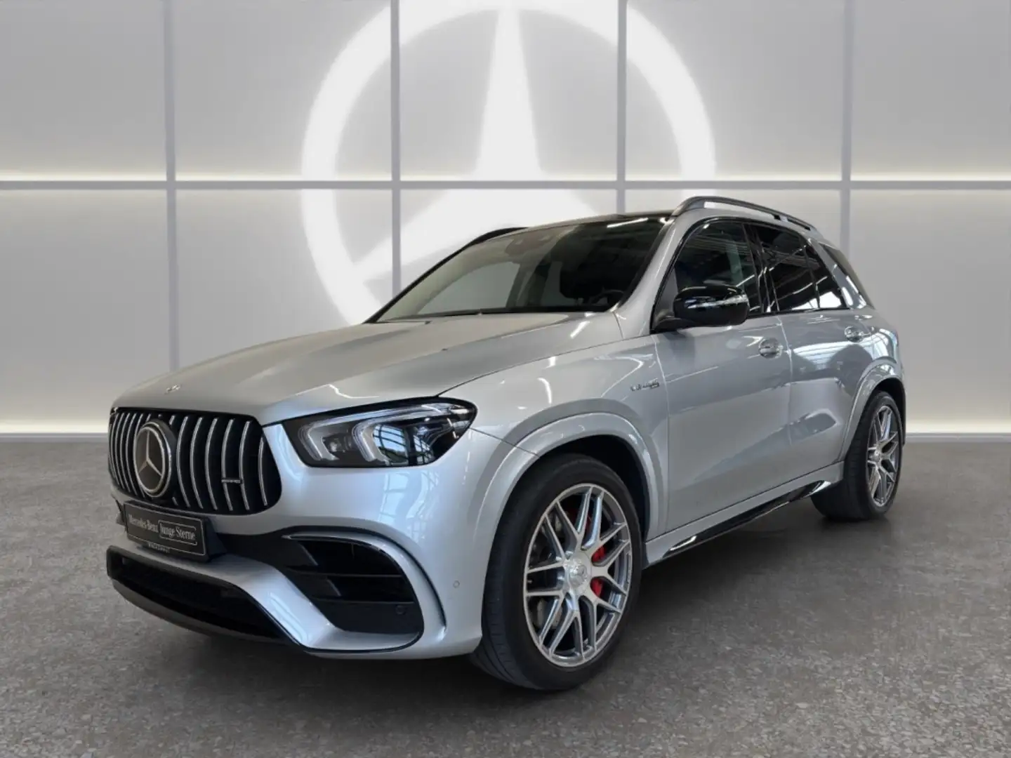 Mercedes-Benz GLE 63 AMG 4M+ PERF.AGA&LENK+NIGHT+DIST+PANO+HUD Ezüst - 1