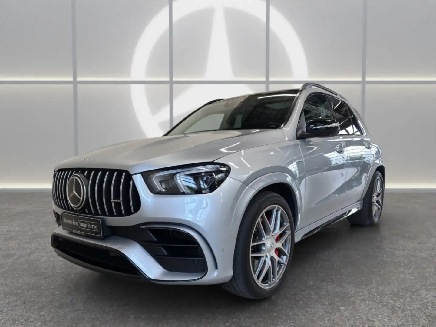Mercedes-Benz GLE 63 AMG 4M+ PERF.AGA&LENK+NIGHT+DIST+PANO+HUD Ezüst - 2