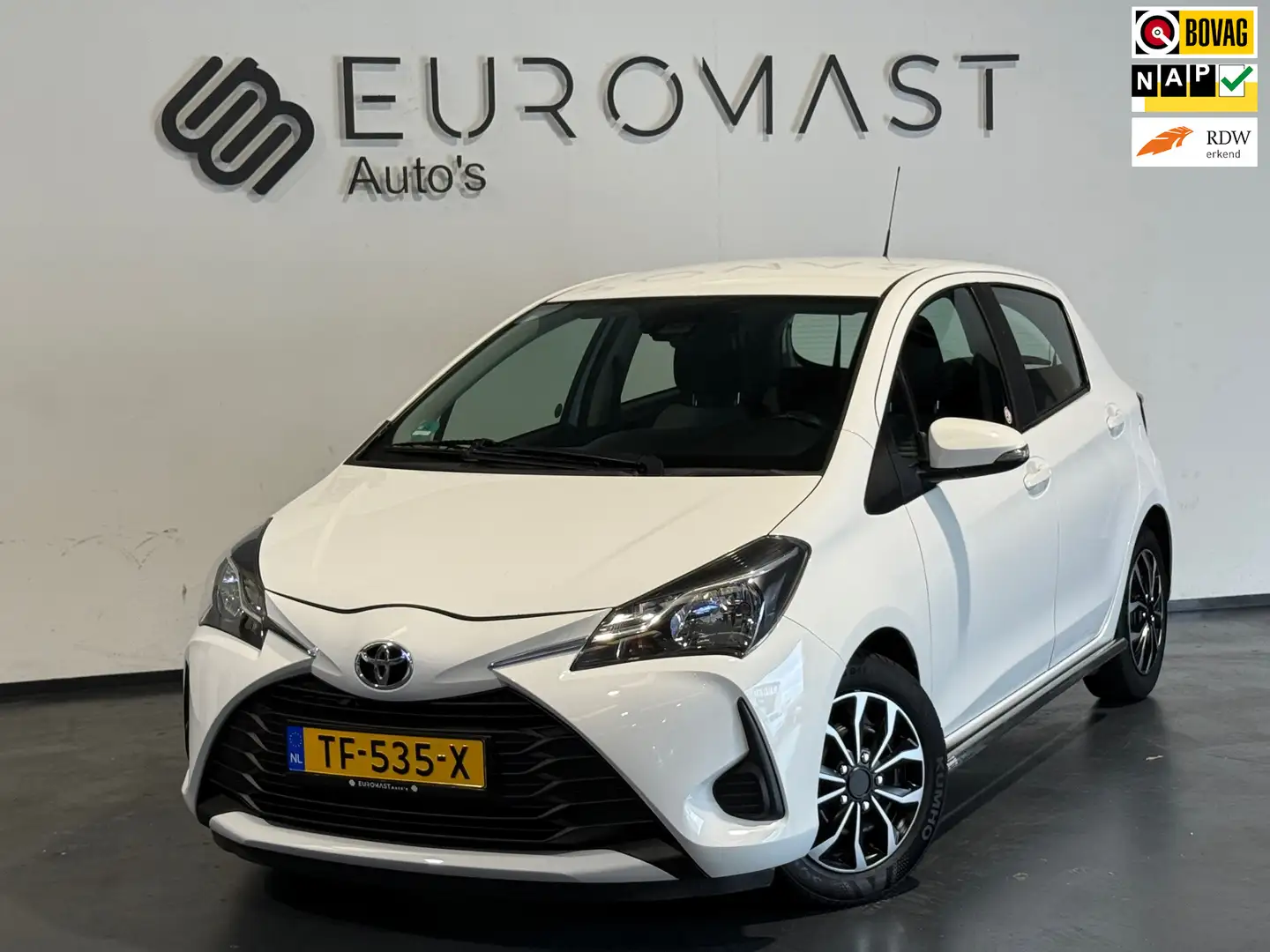Toyota Yaris 1.0 VVT-i Comfort Carplay Airco5d Nieuwe Apk Wit - 1