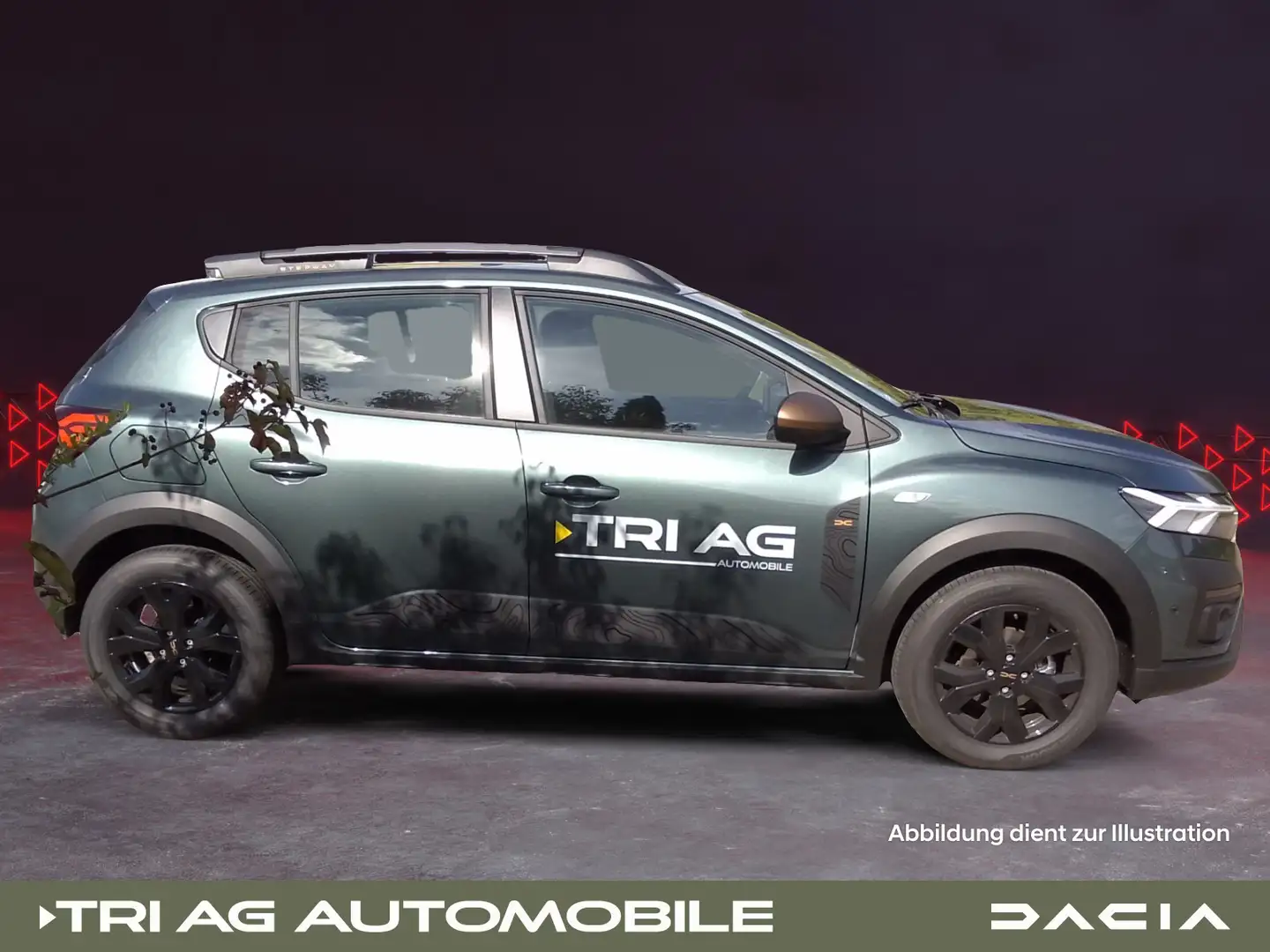 Dacia Sandero Stepway Extreme+ TCe 110 Groen - 2