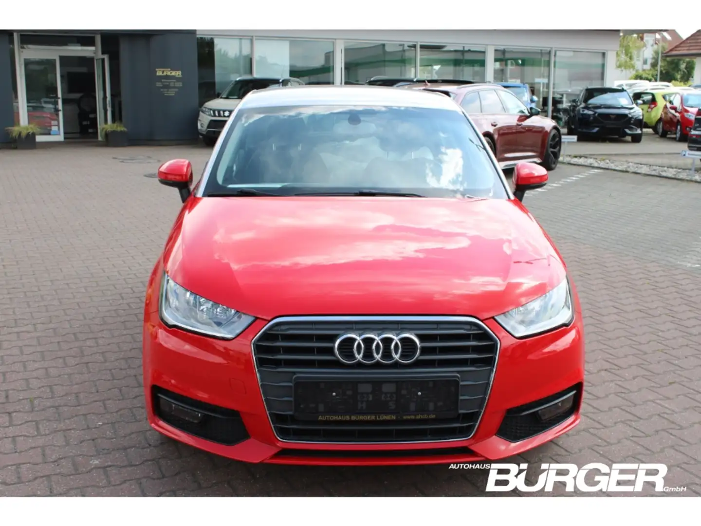 Audi A1 Sportback sport 1.0 TFSI Klimaautom SHZ Temp Tel.- Rot - 2